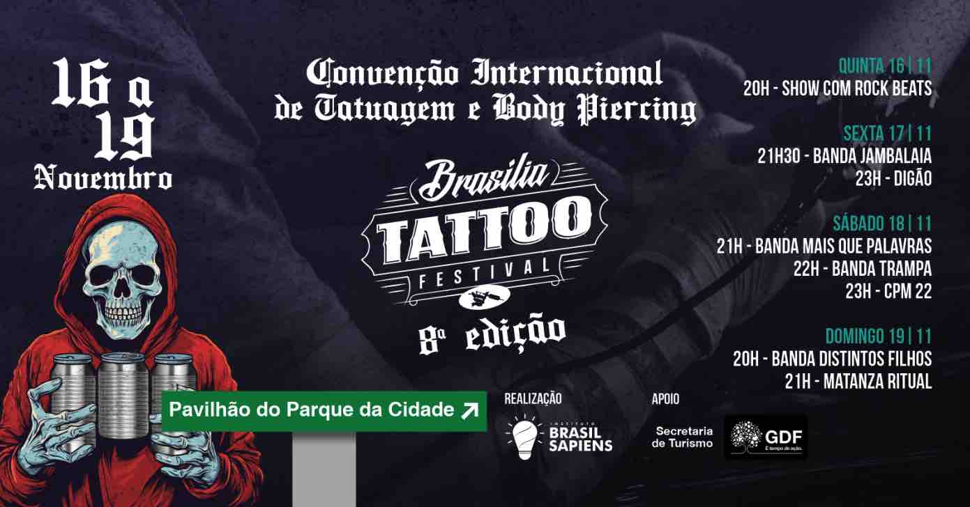 Tatuagem de Logo de Banda de Rock