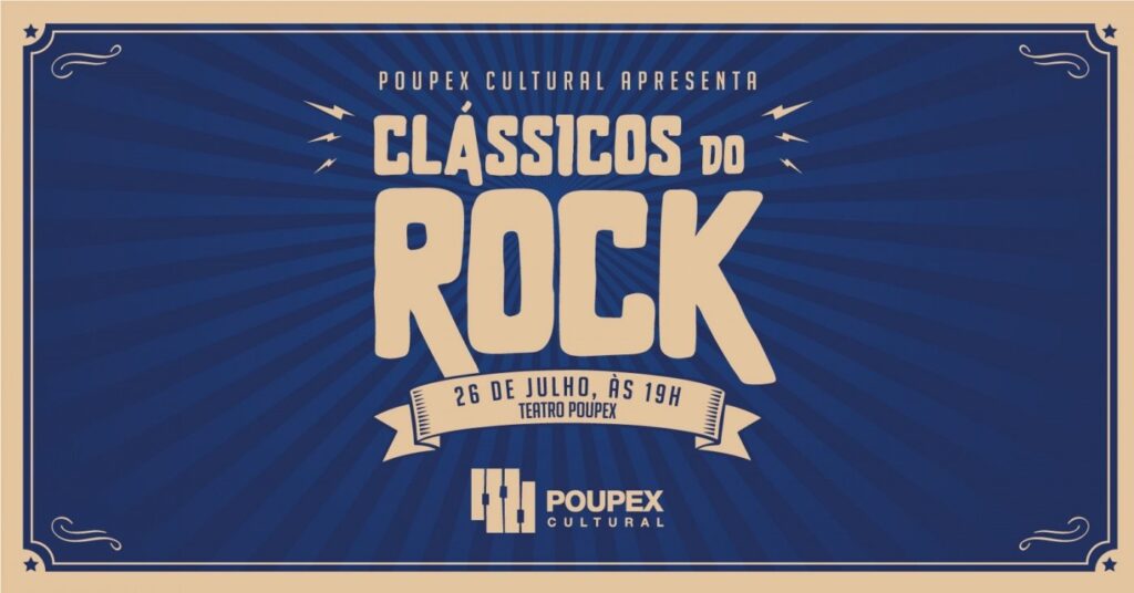 Clássicos do Rock no Teatro Poupex