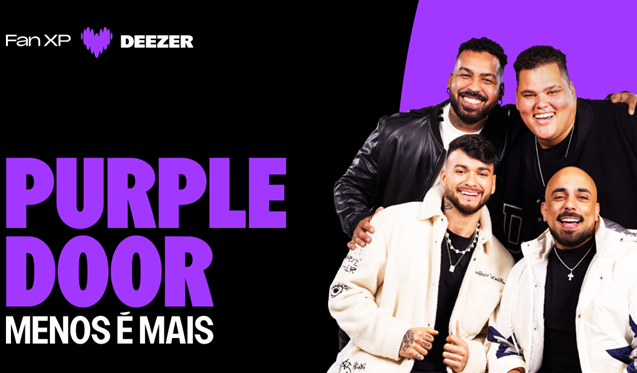 Deezer: Purple Door apresenta o Grupo Menos é Mais em Brasília