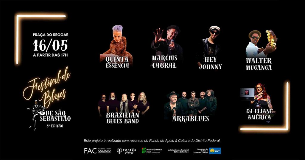 3º Festival de Blues de São Sebastião acontece nesse sábado