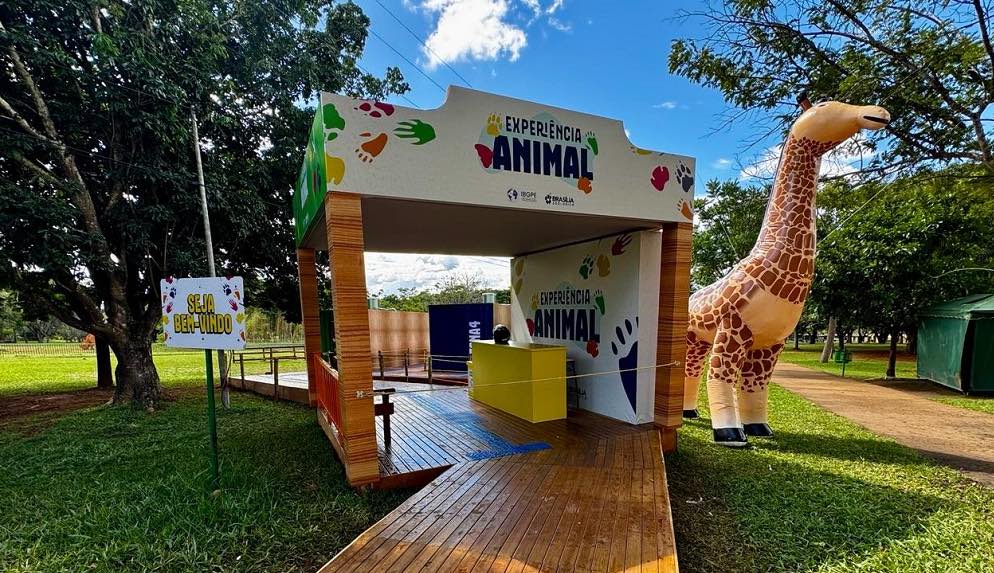 Projeto Experiência Animal continua até outubro no Zoológico de Brasília