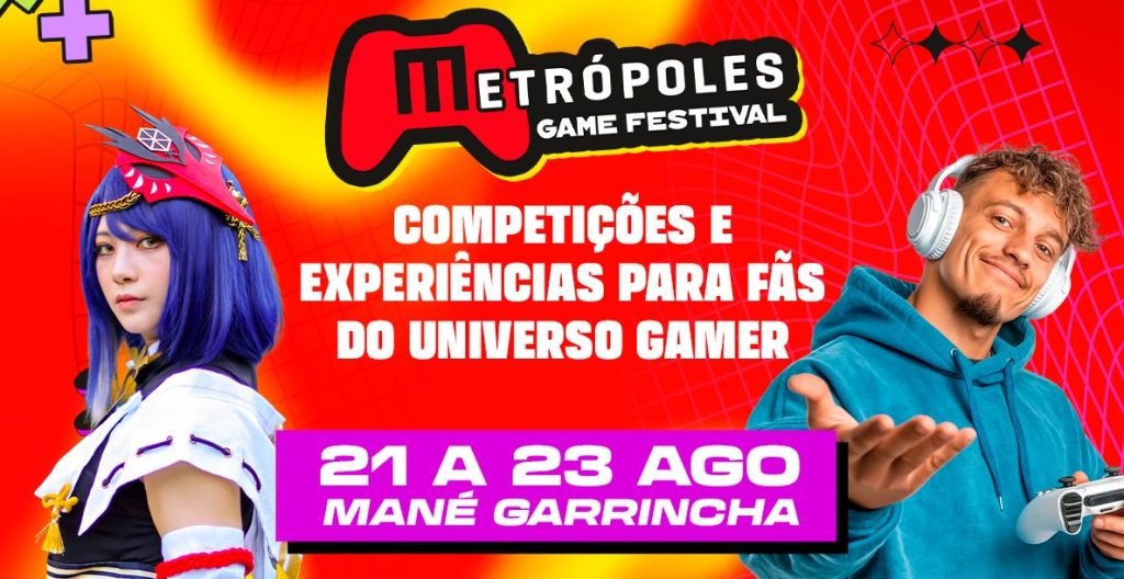 Métropoles Game Festival agita Brasília no fim de semana