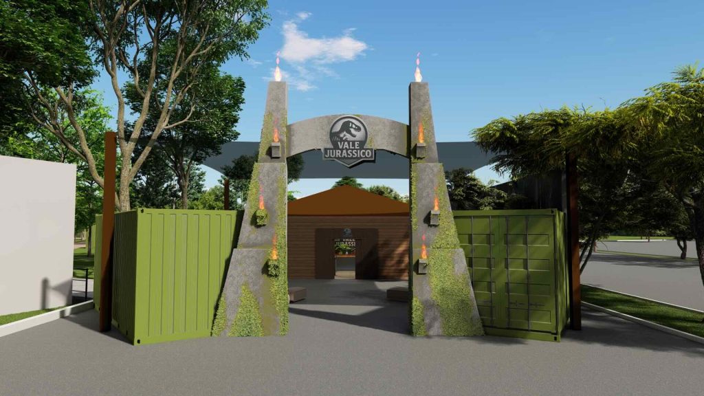 Dinossauros invadem o Parque da Cidade